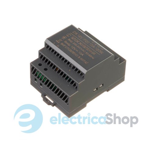 Блок питания AVT для светодиодных лент на DIN-рейку 12V 10А 120W IP20 DR (1021421)