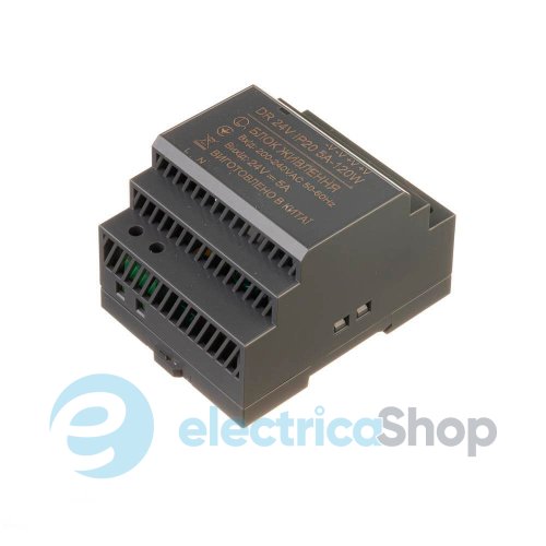 Блок питания AVT для светодиодных лент на DIN-рейку 24V 5А 120W IP20 DR (1021423)