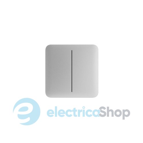 Кнопка для розумного вимикача світла LightSwitch Ajax CenterButton (1-gang/2-way) 45009 білий