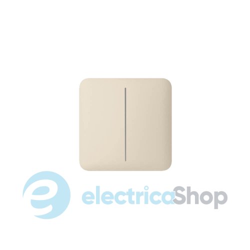 Кнопка для розумного вимикача світла LightSwitch Ajax SideButton (2-gang) 46024 слонова кістка