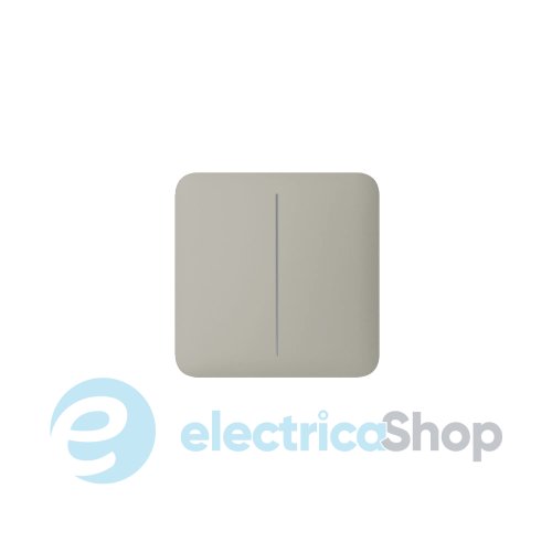 Кнопка для умного выключателя света LightSwitch Ajax CenterButton (1-gang/2-way) 46013 оливковый