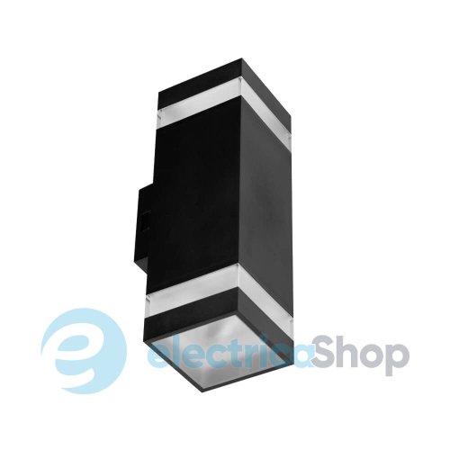 Уличный настенный светильник AZzardo JASON 2 SQ WALL IP65 BK AZ5223