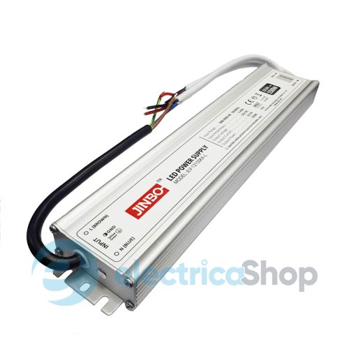 Блок живлення 12V 150Вт. IP67 JINBO JLV-12150KA-L герметичний, алюмінієвий корпус (12361)