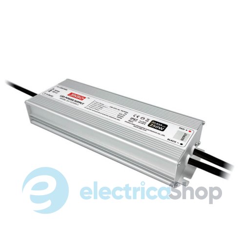 Блок питания 24V 250Вт IP67 JINBO JLV-24250KA-L герметичный, алюминиевый корпус (19031)