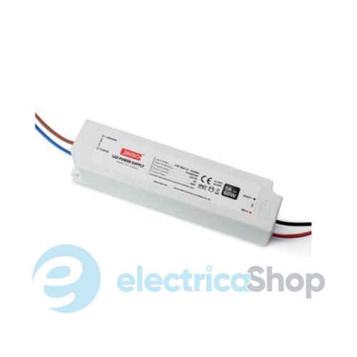 Блок питания 12V 60Вт IP67 JINBO JLV-12060PA герметичный, пластиковый корпус (13229)
