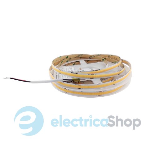 Стрічка світлодіодна 720 Led/m 3000K 24V,20Вт, IP20 CRI90 RISHANG COB-720-IP20-WW-10-24 RM0003MC-D-T (17029) тепле біле світло