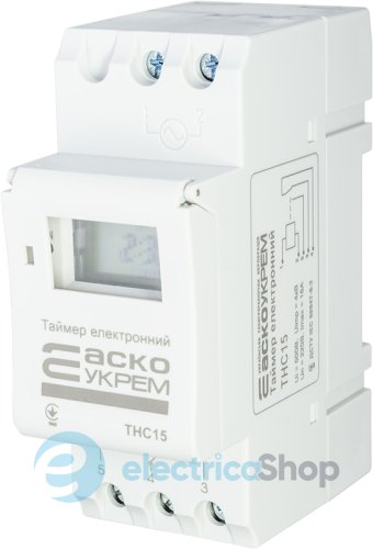 Таймер еженедельный электронный АСКО THC15-TC