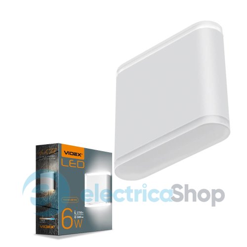 LED Светильник архитектурный AR06 IP54 VIDEX 6W 2700K белый