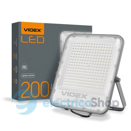 LED прожектор VIDEX PREMIUM F2 200W 5000K IP65 VL-F2-2005G 26173