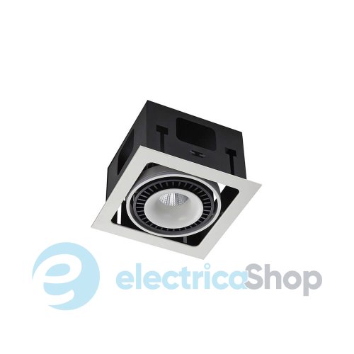 Точечный встраиваемый светильник Skarlat SUIL RGL7116-1 1х18W WH+BK 4000K