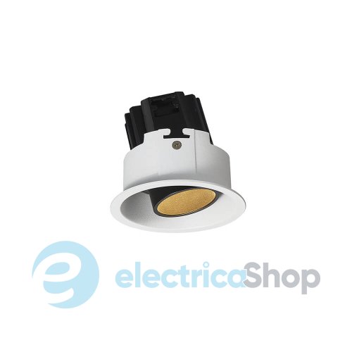 Точечный встраиваемый светильник Skarlat BINOCO RSL74090-1 1х10W WH+BK 4000K