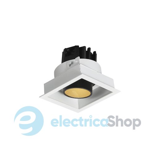 Точечный встраиваемый светильник Skarlat BINOCO RSL74092-1 1х10W WH+BK 3000K