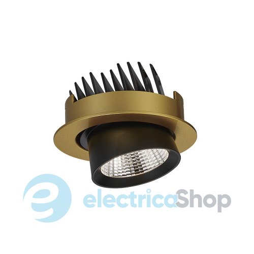 Вбудований світильник Skarlat TUBO RSL74251 15W GD+BK 3000K
