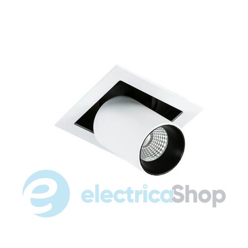 Встраиваемый светильник Skarlat BLIS RGL7117-1 1х12W WH+BK 4000K
