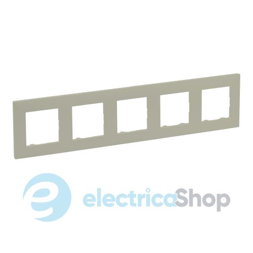 Рамка 5-постовая Legrand NILOE STEP 864675 цвет песок