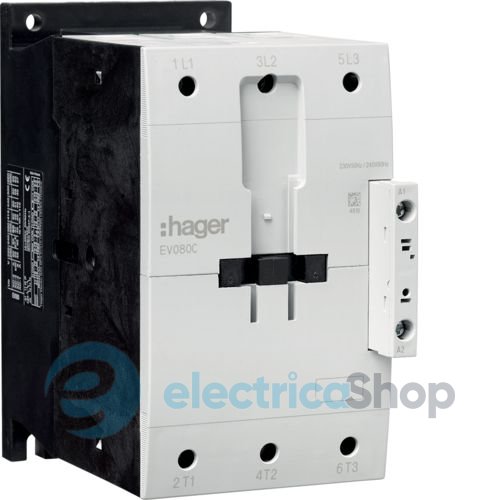 Контактор корпусный 3P, 230В-АС, 80А AC-3, Hager EV080C