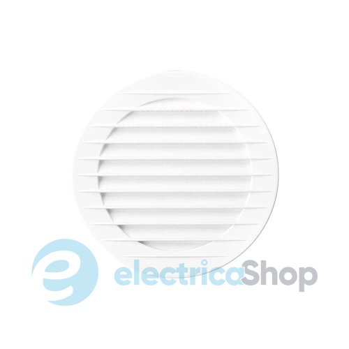 Решетка вентиляционная с сеткой от насекомых AirRoxy AOzS 02-149 120мм, белая