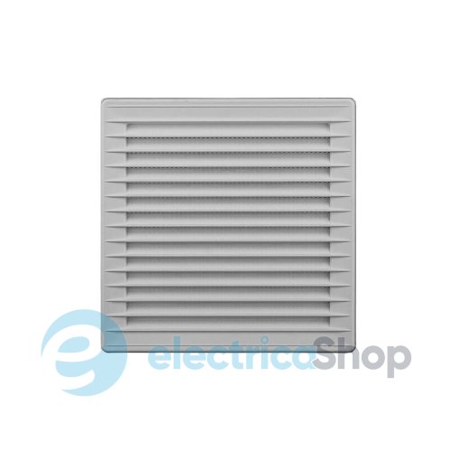 Решетка вентиляционная с сеткой от насекомых AirRoxy AKUSzS 170x170, 150, серый 02-248