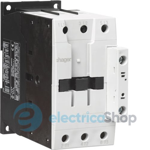 Контактор корпусний 3P, 24В-DС, 50А AC-3, Hager EV050E