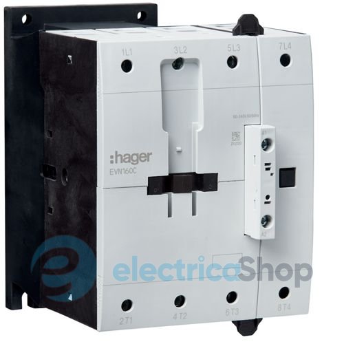 Контактор корпусный 4P, 230В-АС, 160А AC-1, Hager EVN160C