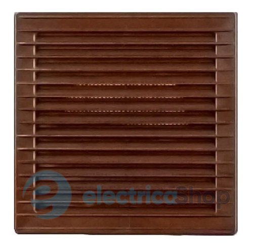 Вентиляційна решітка з заглушками AirRoxy grill 200x200, коричнева 02-321