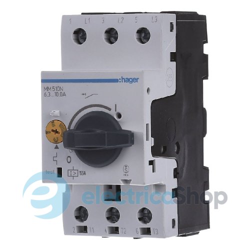 Автомат захисту двигуна Hager ММ513N 25-32A, розмір 1
