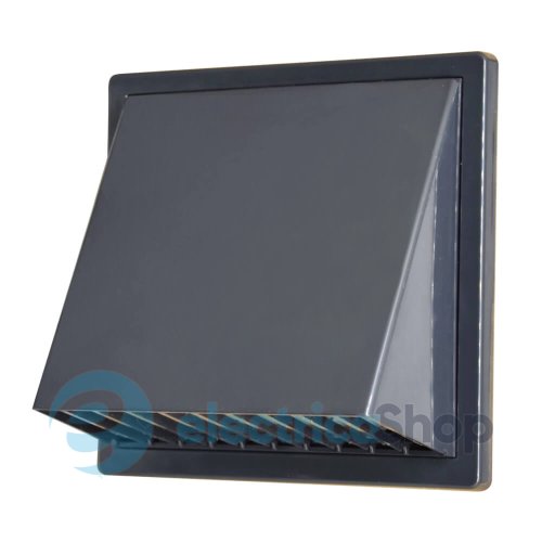 Решетка вентиляционная 150  AirRoxy 02-370GR, графит