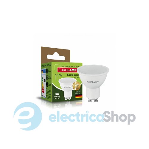 Точечная светодиодная EUROLAMP LED Лампа ЕКО MR16 11W GU10 3000K LED-SMD-11103(P)