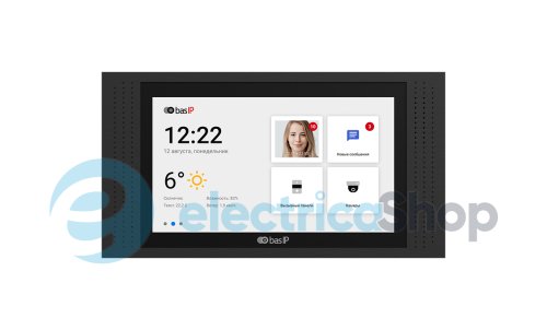 IP Видеодомофон AT-07LT (L) BLACK Bas IP, 1024×600 TFT (IPS) LCD, 7 дюймов, черный