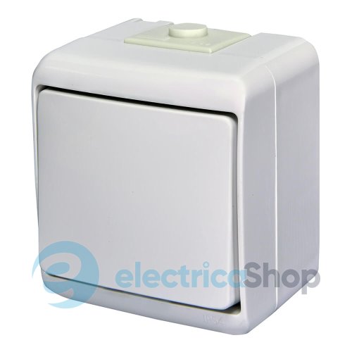 Вимикач 1-кл із підсвічуванням VHE-1L (білий, IP54) ETI Hermetics 4668007