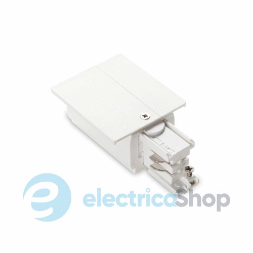 Коннектор левый Ideal Lux LINK TRIM Main Connector End Left WH 188072