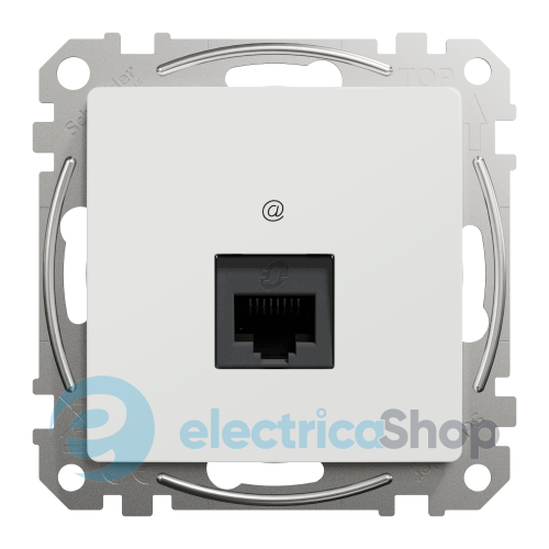 Компьютерная розетка RJ45 кат. 6 UTP SE Sedna Design SDD111461 белый