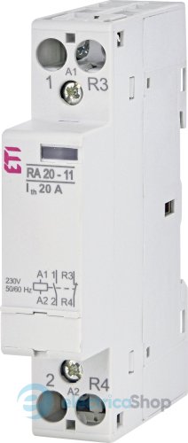 Контактор 1НО+1НЗ, 20А, 230V/AC, RA 20-11 ETI 2464097