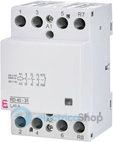 Контактор 3НО+1НЗ, 40А, 230V/AC/DC, RD 40-31 ETI 2464020