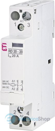 Контактор 2НВ, 20А 24V/AC/DC RD 20-20 ETI 2464005