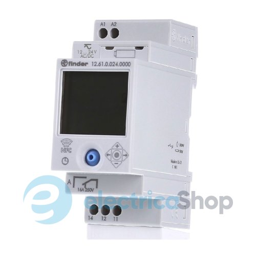 Цифрове тижневе реле часу 1ПК 16А/24V AC/DC NFC Finder 12.61.0.024.0000