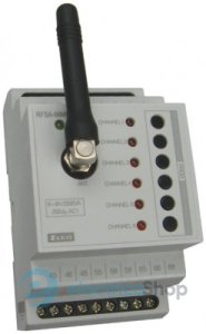 6-канальный мультифункц. коммутирующий исполнитель с подключаемой антенной, 3хкомм. 8А. 6 функц. 230 V AC, RFSA-66M