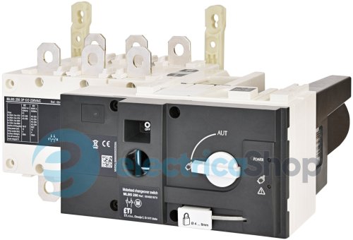 Переключатель нагрузки с мотор-приводом MLBS 250 230VAC 3P CO "1-0-2", 250А ETI 4661870