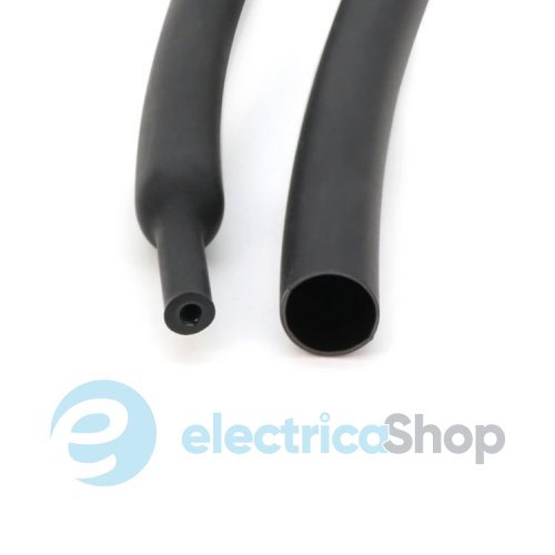 Термоусаджувальна трубка E.NEXT e.termo.stand.3.1,5.black, 3/1,5, 1м, чорна