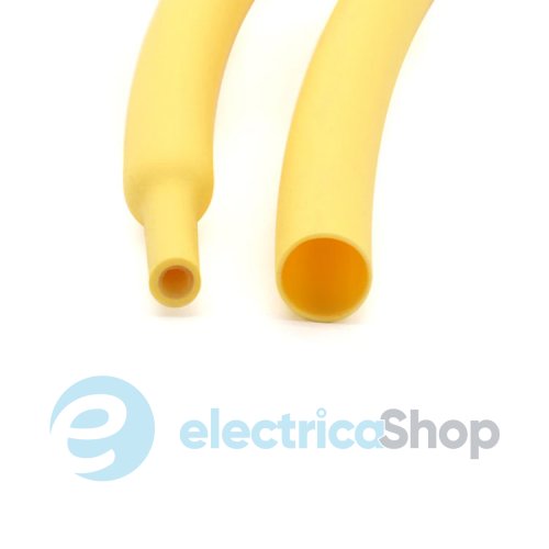 Термоусадочная трубка E.NEXT e.termo.stand.6.3.yellow, 6/3, 1м, желтая