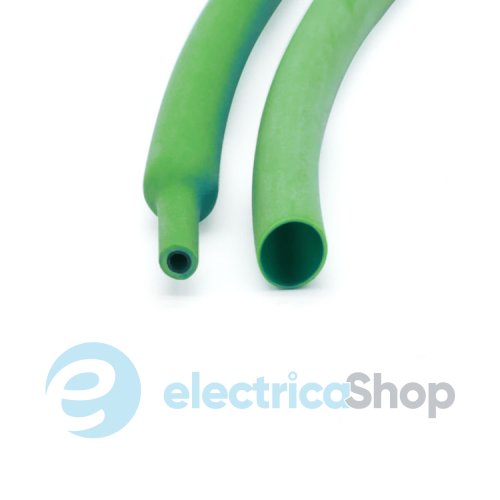 Термоусаджувальна трубка E.NEXT e.termo.stand.8.4.green 8/4, 1м, зелена
