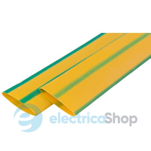 Термоусадочная трубка E.NEXT e.termo.stand.12.6.yellow-green, 12/6, 1м, желто-зеленая