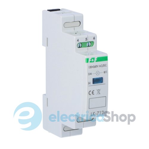 Індикатор напруги LK-712B-130-260V, LED синій F&F