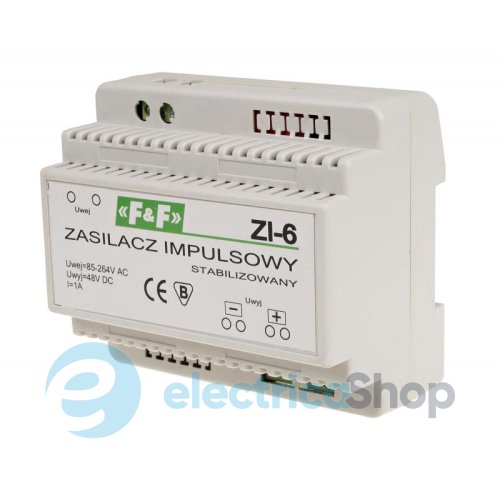 Импульсный блок питания ZI-6 F&F DIN 85÷264VАС / 48VDC 1A (50W)