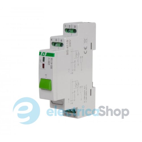 Імпульсне реле BIS-411B, 1xNO/NC 16А/230V F&F