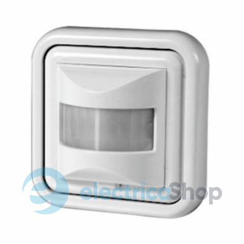Датчик руху F&F DR-03, вбуд., 160° 230V/3А IP20 білий