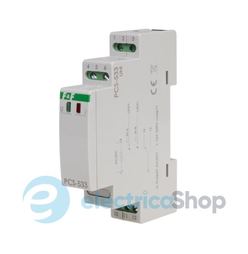 Реле часу програмоване PCS-533UNI F&F DIN 1ПК 16А 9÷265V/ACDC багатофункціональне, NFC