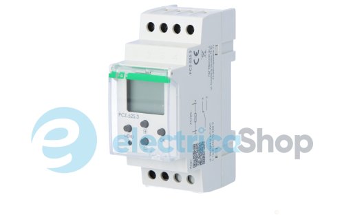Таймер программируемый F&F PCZ-525.3 DIN 24-264V AC/DC 1ПК 16А (астрономический, ночной перерыв), NFC