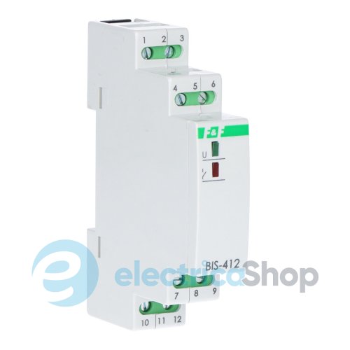 Імпульсне реле BIS-412,1xNO/NC 16А/230V, групове F&F