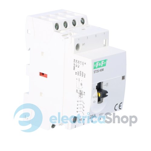 Контактор модульный ST25-40-M, 4NO, 25А/230V, DIN F&F